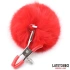 Color* Dilyana- Fur Ball Clamps with fluffy red balls [1]