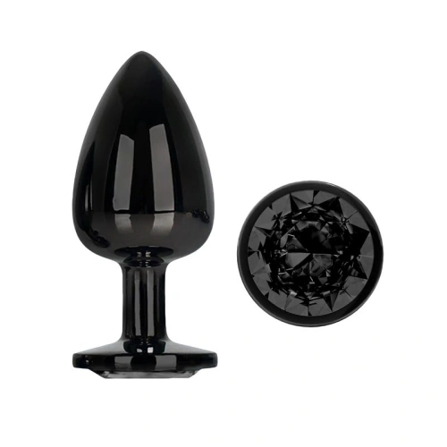 **Dilyana- Metal anal dilator with crystal Blackgem black L [1]