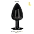 **Dilyana- Metal anal dilator with crystal Blackgem black L [2]