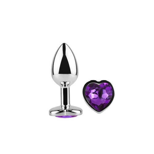 Metal anal dilator-jewelry Purple Lavender size S [1]