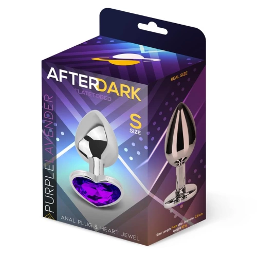 Metal anal dilator-jewelry Purple Lavender size S [5]