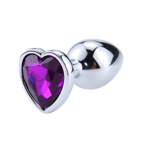 Metal anal dilator-jewelry Purple Lavender size S