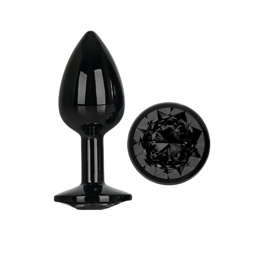 **Dilyana- Metal Anal Dilator with Blackgem Crystal Black S [1]