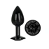**Dilyana- Metal Anal Dilator with Blackgem Crystal Black S [1]