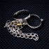 Metal handcuffs for women LATETOBED
