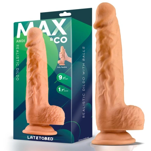Dilyana - Realistic dildo with testicles Andi [2]