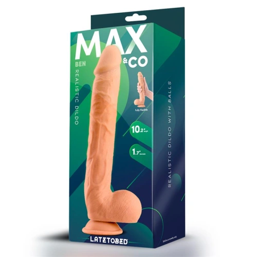 Dilyana - Big realistic dildo with testicles Ben [3]