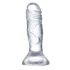 Small realistic dildo Glazed 12.3 cm. transparent