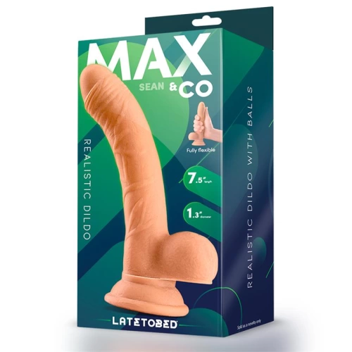 Max & Co Sean realistic testicle dildo [3]