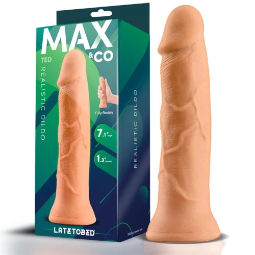 Realistic dildo with vacuum base Ted [2]