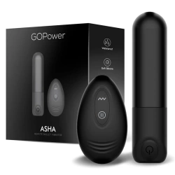 Asha Rechargeable Bullet Vibrator with Remote Control