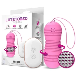 Vibro egg with spinning beads and Hiibo remote control
