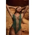 Dilyana Sexy Mesh Bodysuit Le Desir 019 Green [10]
