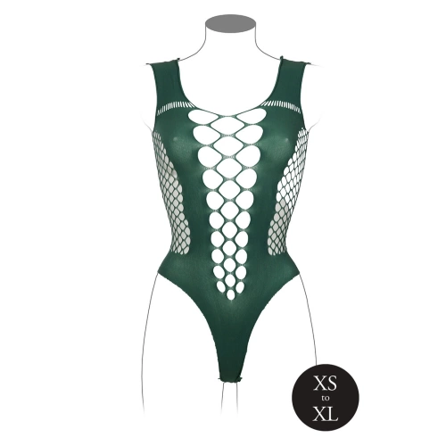 Dilyana Sexy Mesh Bodysuit Le Desir 019 Green [2]