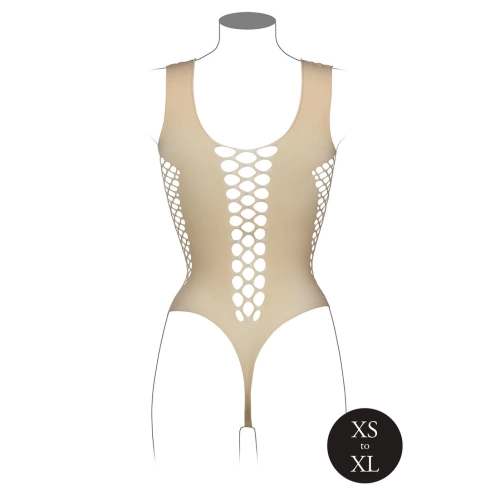 Dilyana Sexy Mesh Bodysuit Le Desir 019 Beige [3]