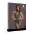 Dilyana- Le Desir 026 green open bottom mesh bodysuit [12]