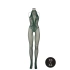 Dilyana- Le Desir 026 green open bottom mesh bodysuit [2]