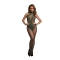Dilyana- Le Desir 026 green open bottom mesh bodysuit