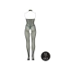Color* Dilyana- Le Desir 026 QS Green Open Bottom Mesh One Piece Bodysuit [5]