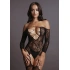 Dilyana Le Desir 032 Black Crotchless Mesh One Piece Bodysuit [6]
