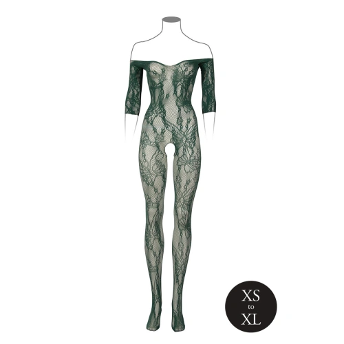 Dilyana Le Desir Crotchless Erotic One Piece Mesh Bodysuit 033 Green [2]