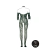 Dilyana Sexy off the shoulder Crotchless bodysuit Le Desir 033 green QS [3]