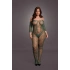 Dilyana Sexy off the shoulder Crotchless bodysuit Le Desir 033 green QS [4]