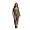 Dilyana Sexy off the shoulder Crotchless bodysuit Le Desir 033 green QS