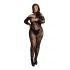 Sexy one piece bodysuit with dropped shoulders and open bottom Le Desir 033 size XL-XXXL