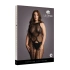 Nina - Le Desir 036 Black Halter Neck Mesh One Piece Bodysuit [4]