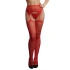Color* Dilyana- Le Desir Rhinestone Mesh Garter Pantyhose 040 Red [3]