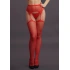 Color* Dilyana- Le Desir Rhinestone Mesh Garter Pantyhose 040 Red [5]