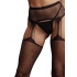 Le Desir Crystal Mesh Garter Pantyhose 040