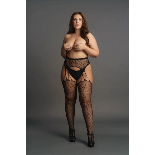 Le Desir 044 Queen sexy garter revealing pantyhose