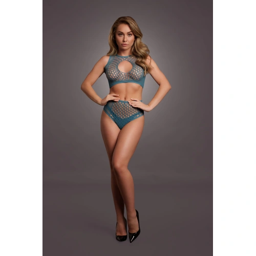 Dilyana Erotic set of 2 pieces Le Desir 027 blue [4]