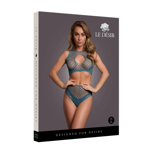 Dilyana Erotic set of 2 pieces Le Desir 027 blue [9]