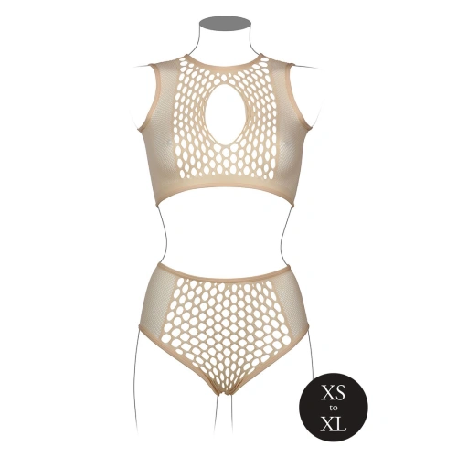Color* Dilyana- Erotic set of 2 pieces Le Desir 027 beige [2]