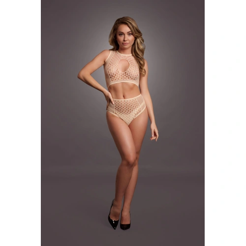 Color* Dilyana- Erotic set of 2 pieces Le Desir 027 beige [4]