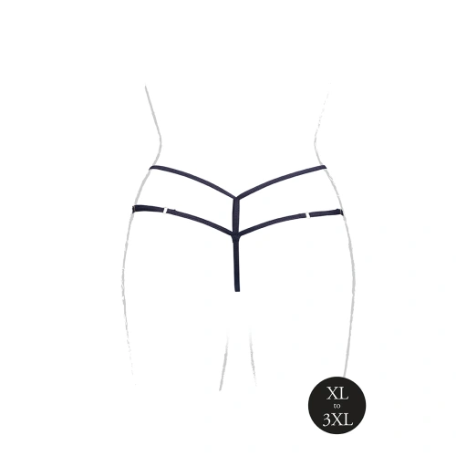 Dilyana Erotic thong Le Desir Ami black QS [10]