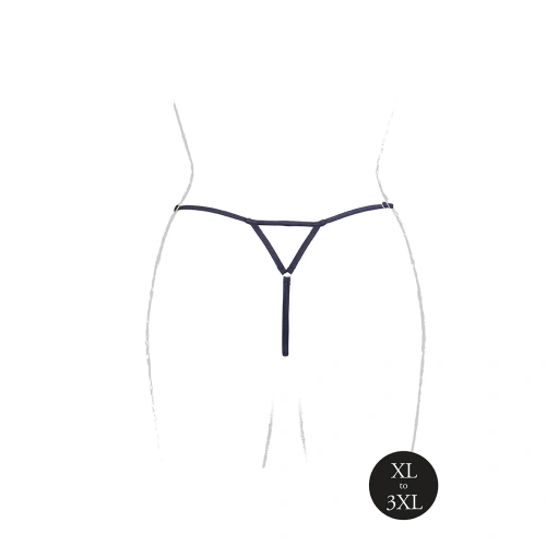 Dilyana Le Desir Cloe Crotchless Erotic Thong Black QS [10]