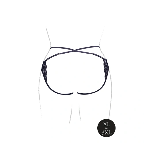 Dilyana Le Desir Lena Crotchless erotic thong black QS [12]