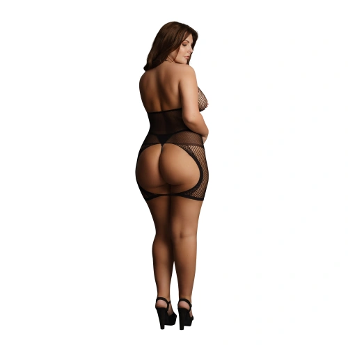 Le Desir 050 Black QS Sexy Cutout Mini Dress [1]