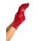 Dilyana Elegant satin gloves Leg Avenue 2B red