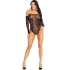 Leg Avenue Crystal Sleeve Bodysuit [6]