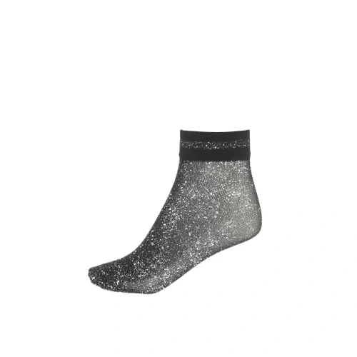 Ju-New-Leg Avenue Lurex Shimmer Short Socks [1]