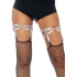 Leg Avenue 2168 Holographic Adjustable Garters