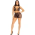 Ju-New-Erotic 2 Piece Set Leg Avenue Crop Top & Mini Skirt [5]