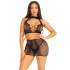 Ju-New-Erotic 2 Piece Set Leg Avenue Crop Top & Mini Skirt