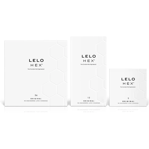 36 pcs. Luxury condoms Lelo Hex [1]