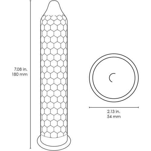 36 pcs. Luxury condoms Lelo Hex [3]